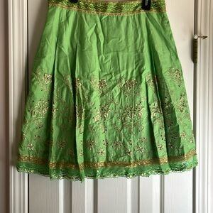 EXPRESS Embroidered eyelet skirt